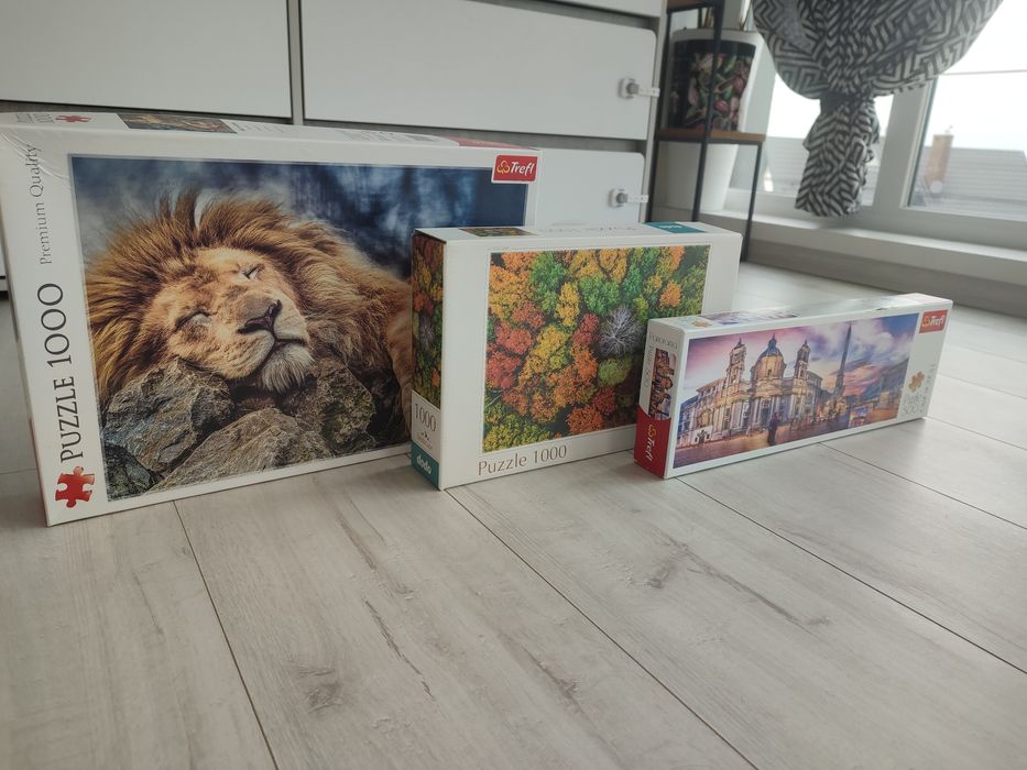 Набір пазлів 500 та 1000 елементів Trefl, Dodo – гарний стан
