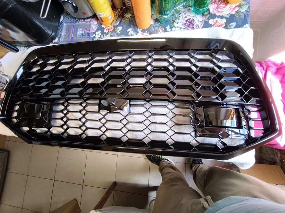 Grade de favo de mel estilo rs6 acc para 2019-2023 audi a6/s6 c8