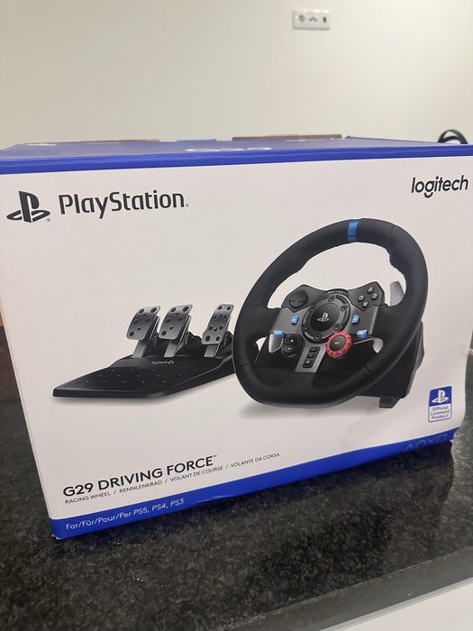 Logitech G29 - Volante&Pedais, apenas 1 vez utilizado