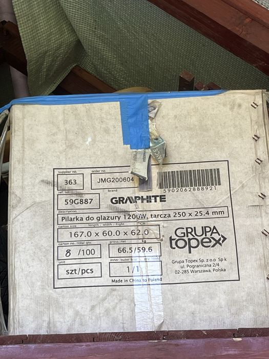 Pilarka do glazury GAPHITE 59G887 1200W