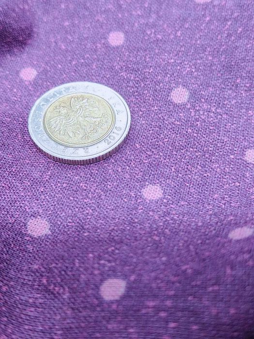 Tkanina w kropeczki szerokość 140 cm fioletowy