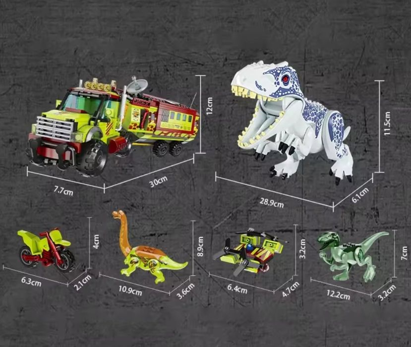 Конструктор Jurassic park 532 блоков Lego
