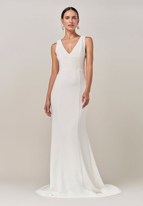 NOWA suknia ślubna BWLDR Viola 42 ivory wesele ślub cywilny maxi elegancka