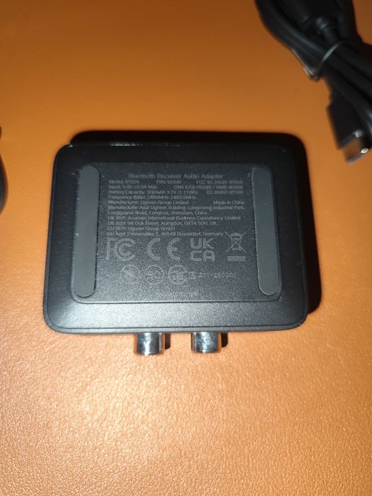 Bluetooth 6.0 приймач ресивер Ugreen BT505 LDAC Hi-Res Audio