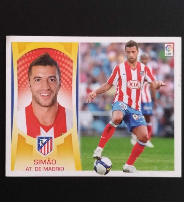 Cromo futebol de Simão Sabrosa(La Liga 2009)da Panini