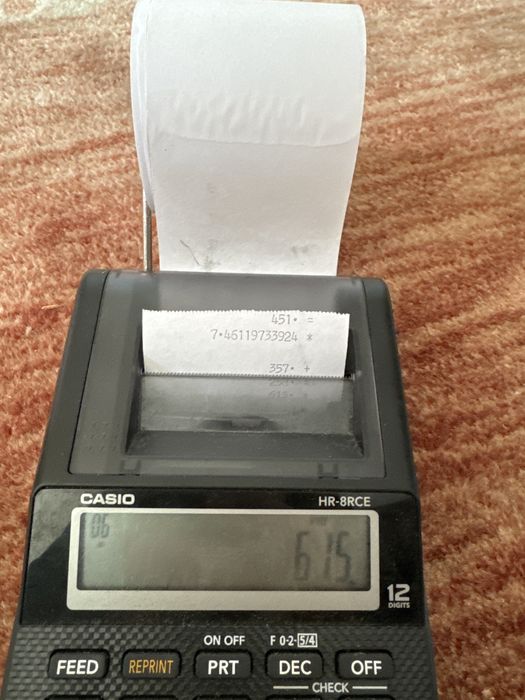 Calculadora com impressora Casio HR