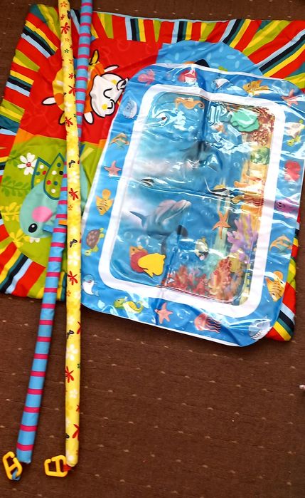 Розвиваючий коврик, килимок водний 2шт разом2-7міс