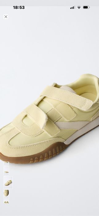 Шкіряні кросівки фірми Zara,розмір 34