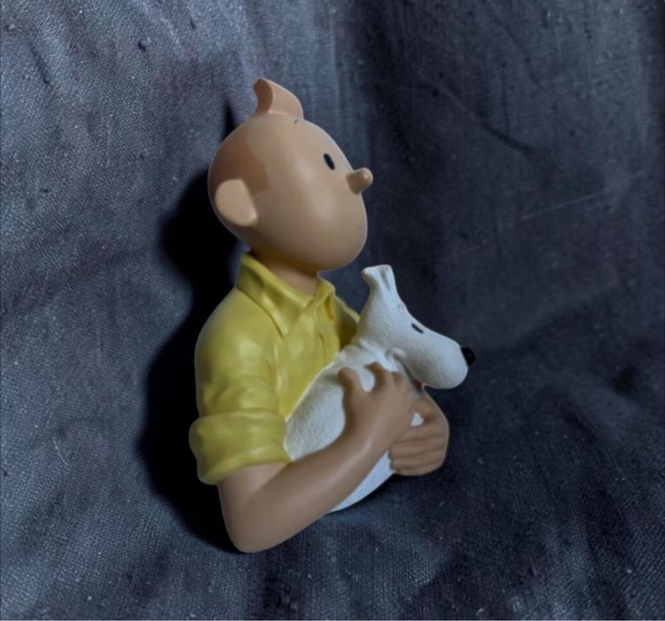 Busto Tintin Hergé com caixa original