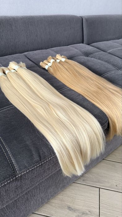 Слов’янське натуральне волосся для нарощування Преміум| Virgin hair