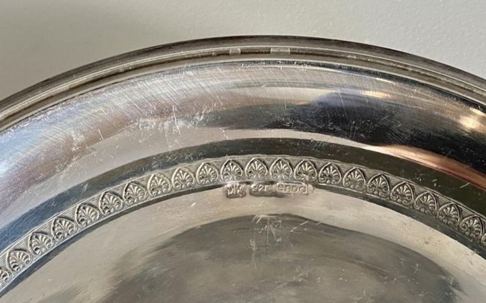 Тарілочка або піднос для рюмок, Туреччина, срібло 925