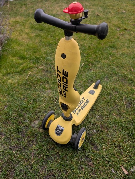 Hulajnoga 2w1 Scoot and ride żółta