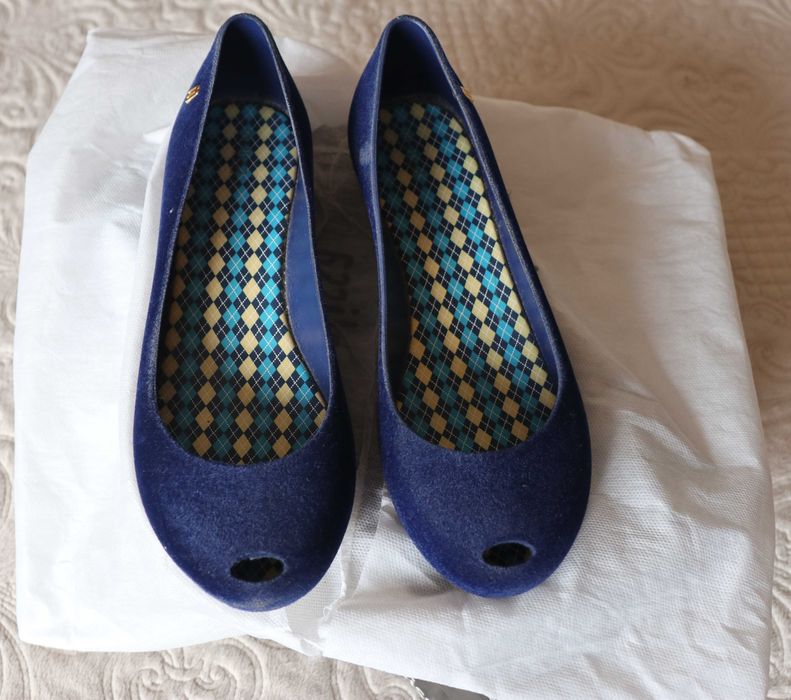 Melissa Ultragirl Blue Flocked