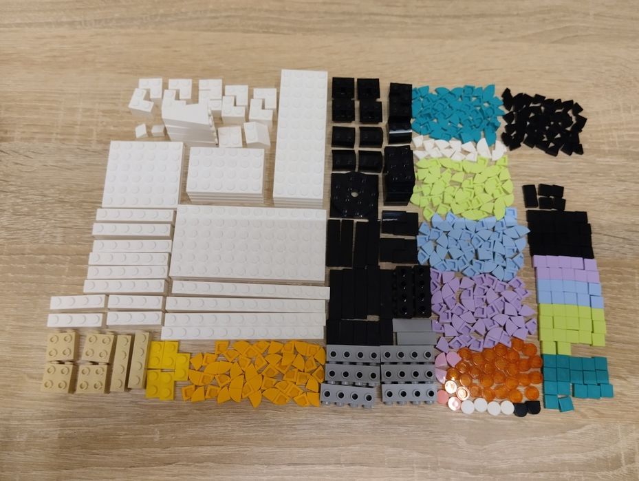 LEGO dots panda pojemnik pudełko szkatułka skrytka organizer