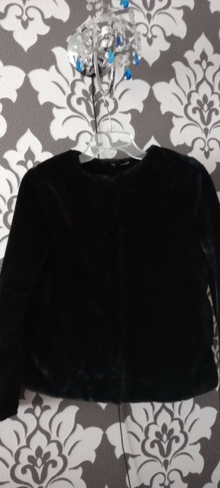 Kurtka futerko damska młodzieżowa H&M S nowa