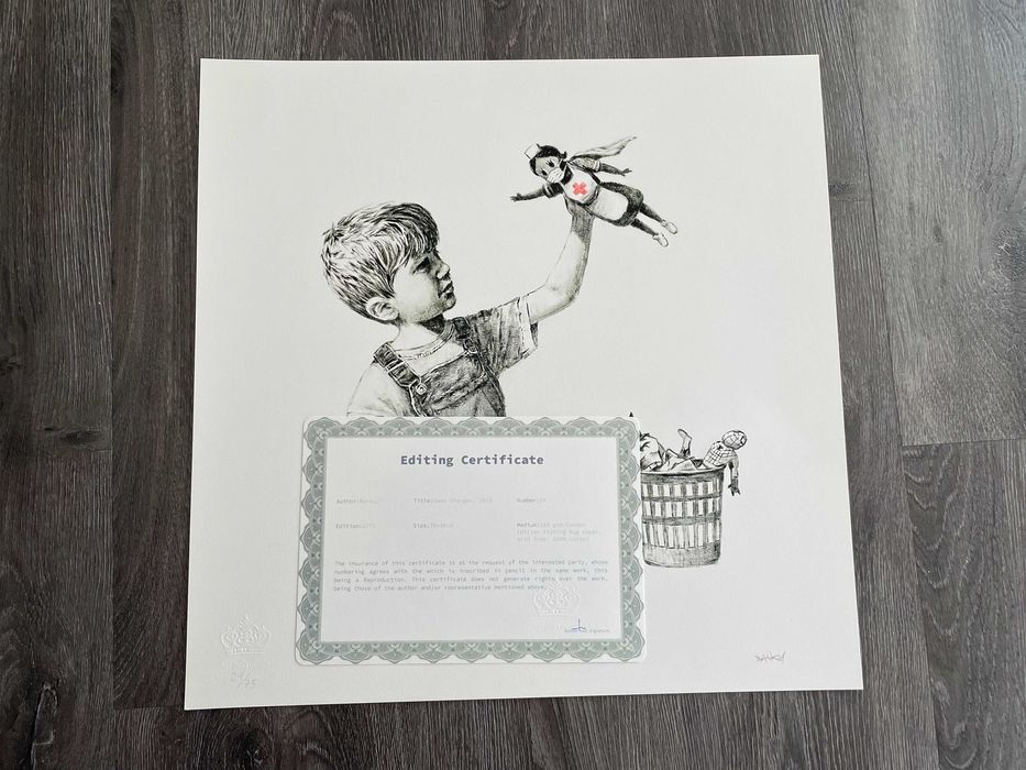 (Banksy),ゲームチェンジャー Game Changer リトグラフ バンクシー ゲームチェンジャー WCP Banksy GAME CHANGER - メルカリ