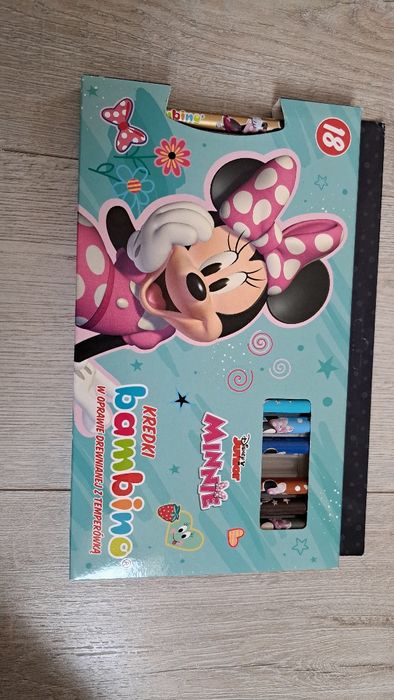 2 x Kredki grube bambino myszka minnie 18 kolorów