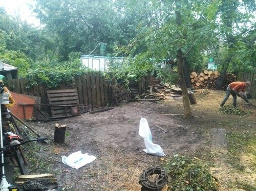 Уборка участка двора под ключ,вывоз мусора,вывоз веток
