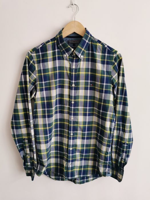 Tommy Hilfiger koszula męska slim fit logowana bawełniana S