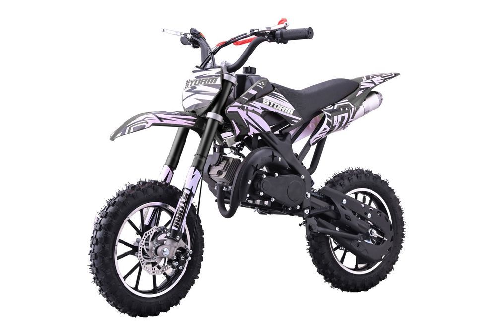 Mini Cross Motor Spalinowy 49Cc Storm Czarny 40 Km/H