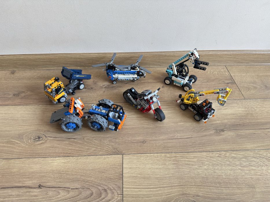 Lego technic 6 szt: 42071, 42031, 42020, 42147,42133, 42132
