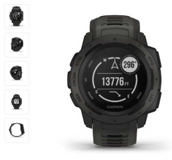 Vendo Relógio Garmin Instinct Graphite
