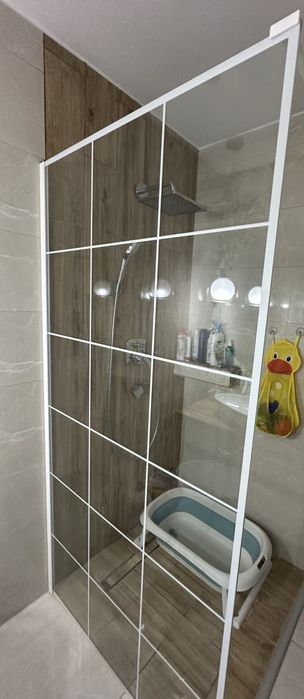 Kabina walk in, ścianka 100 cm*200cm