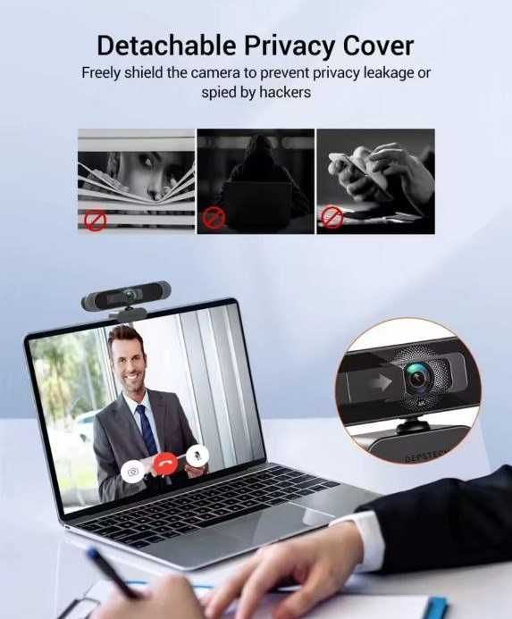 Веб камера DEPSTECH с микрофоном 4K DW49