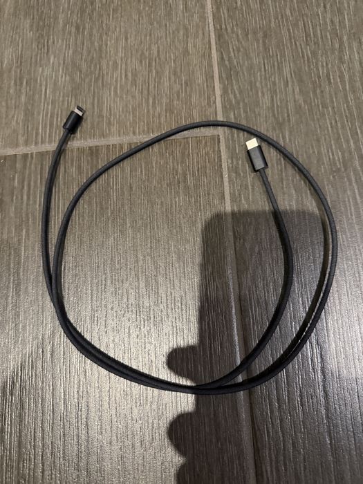 Кабель Apple usb c lighting black оригинал плетеный
