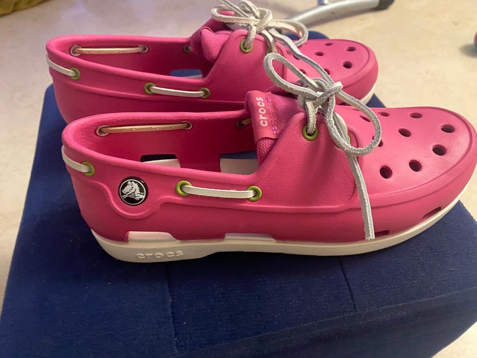 Mocassim novos Crocs Rosa