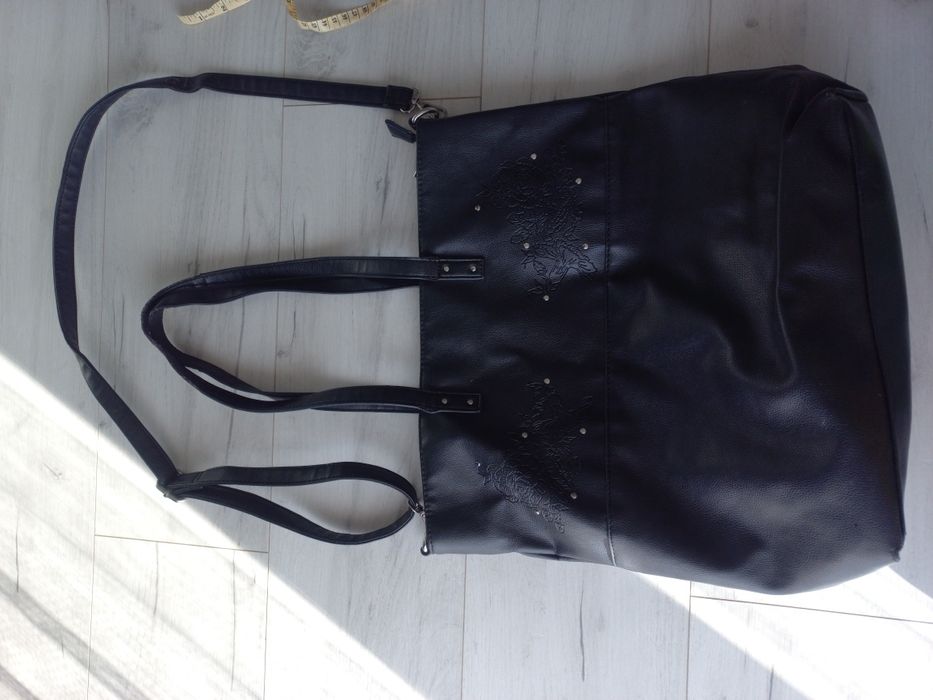 Torba shoper Sinsay czarna