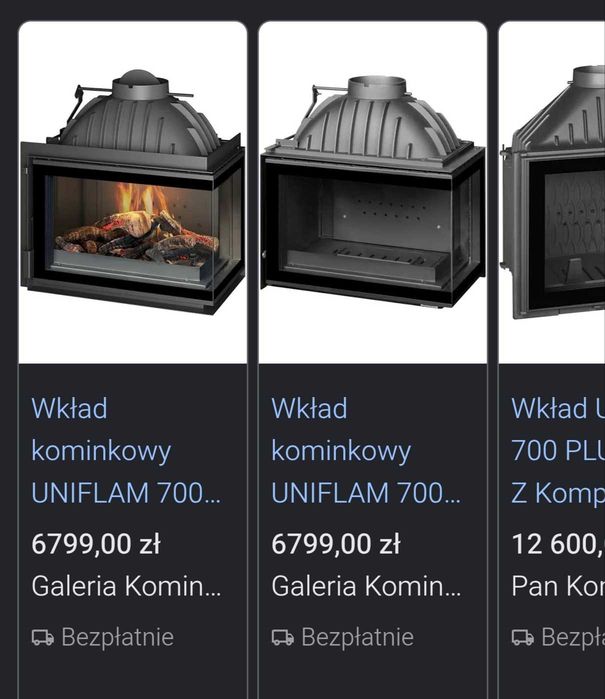 Wkład kominkowy UNIFLAM 700 ECO PLUS 6273-72