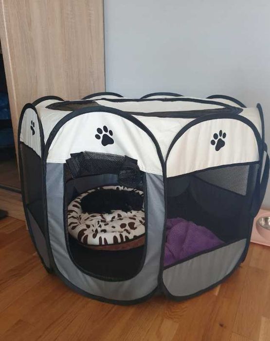 KOJEC LEGOWISKO dla psa kota materiałowy kojec dla zwierząt szczeniaka