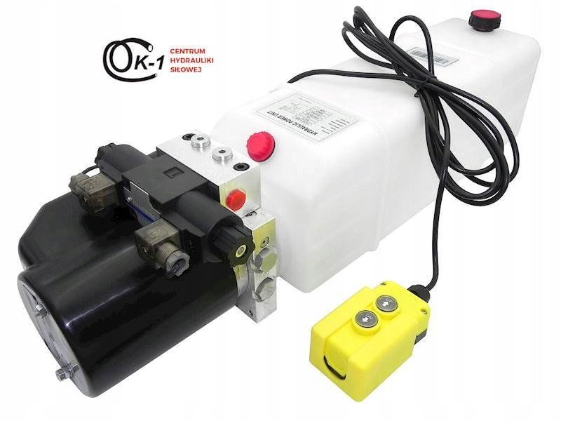 Agregat hydrauliczny 12V 2,0kW 2,5cm3 11L DOUBLE