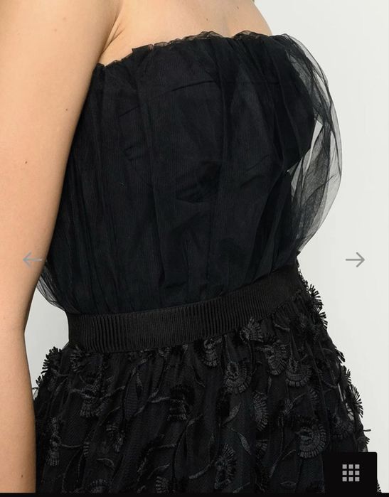 Czarna sukienka wieczorowa PINKO