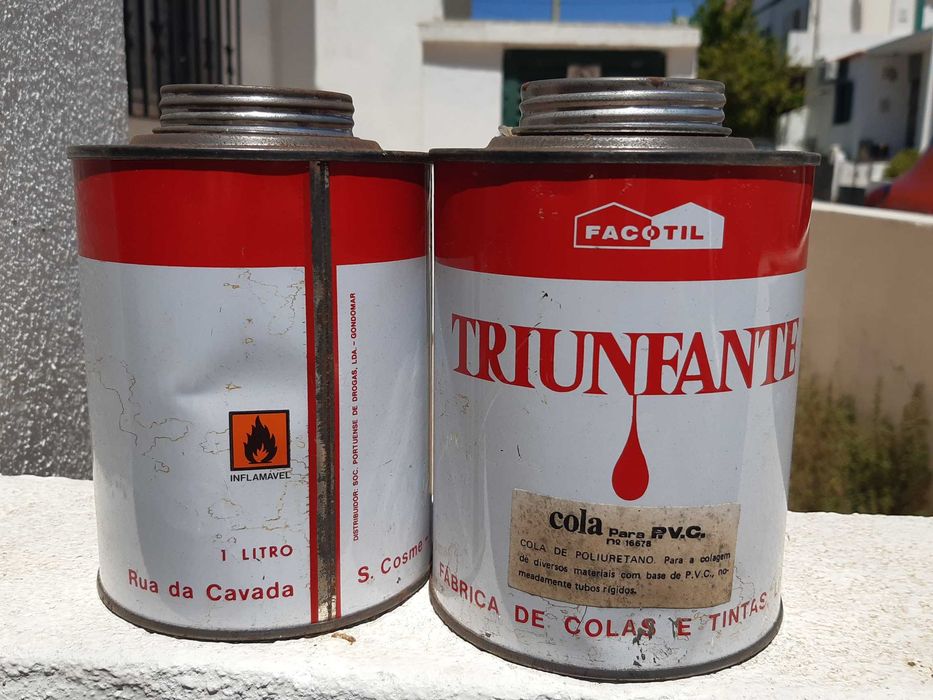 Cola em lata de 1 litro para PVC.