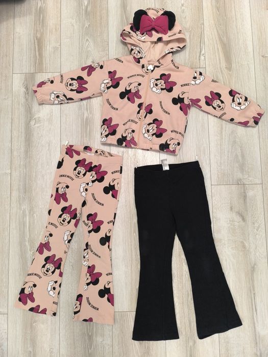 Komplet bluza i getry leginsy spodnie  Myszka Minnie 110 C&A