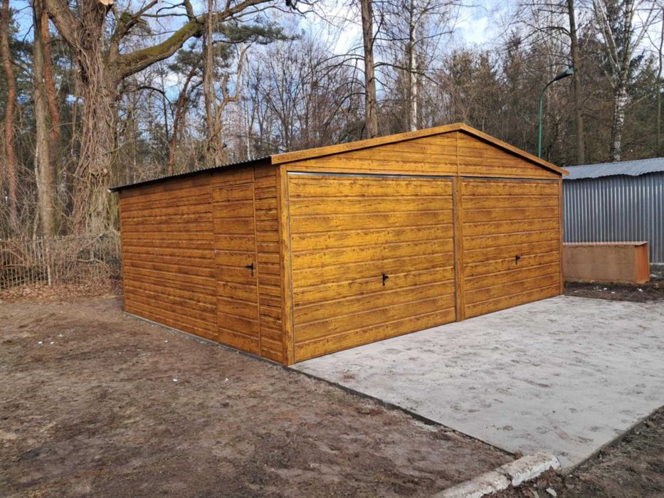 Garaż blaszany 6x5. WZMOCNIONY PROFILAMI. Producent. CAŁA POLSKA