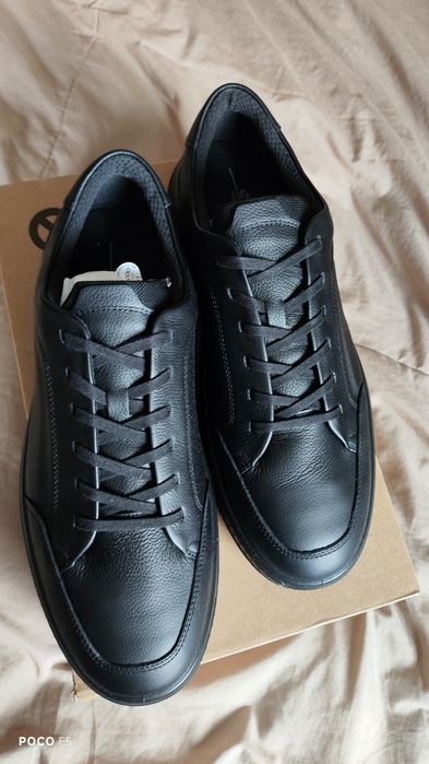 Ecco Move M czarne skórzane sneakersy rozm 44