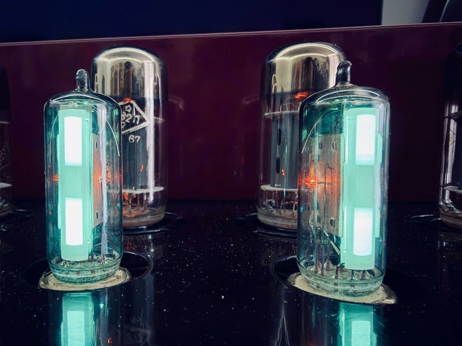 ‼️ Ламповый 6П3С-Е PP 2x22Вт papatube.audio роково-гитарный звук лампы NOS 1967 ℹ️ звукорежиссёр 30 лет стажа, красный