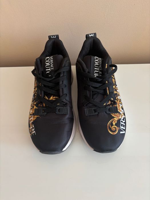 Versace Jeans Couture Sneakersy Damskie 39 Buty Złote Wzory