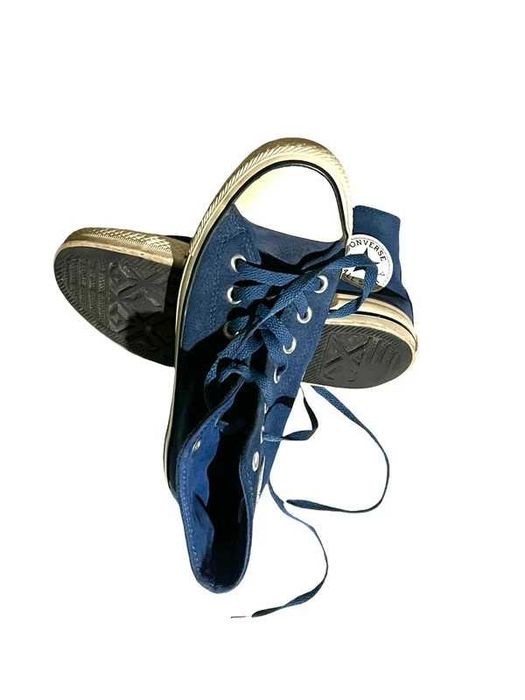 Świetne stylowe buty Converse niebieskie z zamszu stylowe rozmiar 38