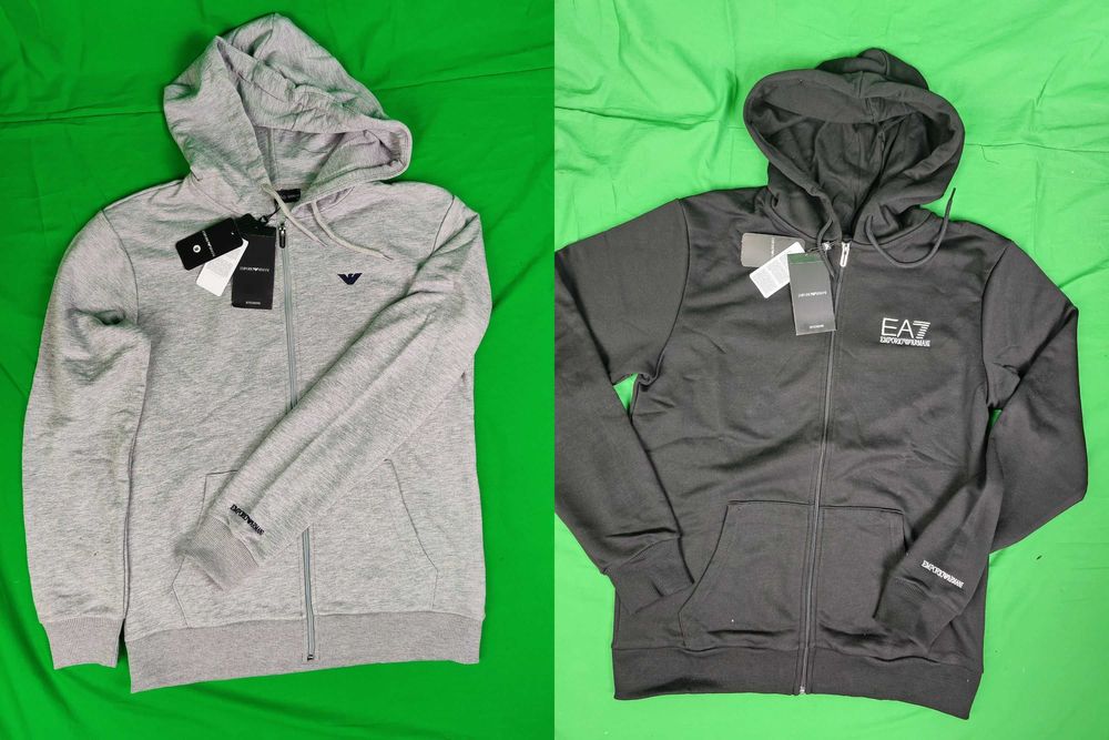 Bluza męska kaptur rozpinana Emporio Armani Jeans premium EA7 OUTLET