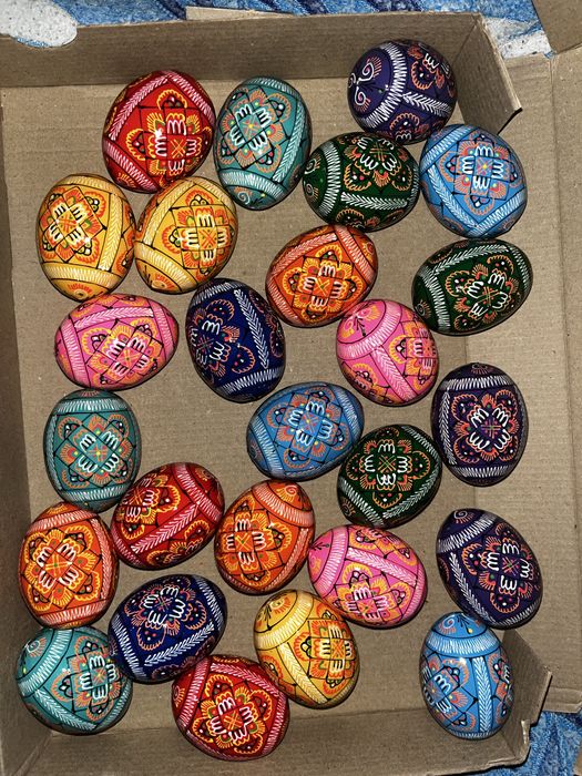 Писанки деревяні авторські візерунки