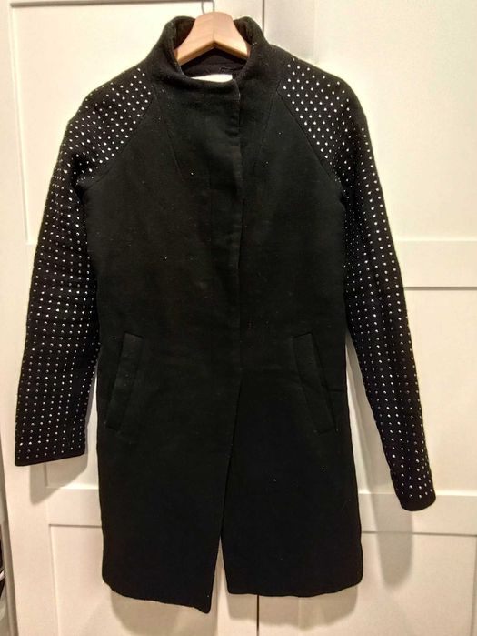 Vila płaszcz damski 50% wełna rozmiar xs