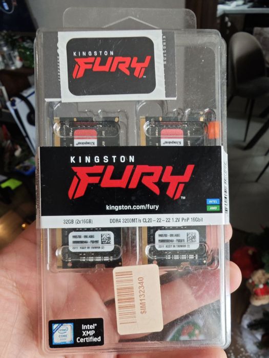 Kingston FURY Impact 32GB DDR4-3200 SO-DIMM (2x16GB) нові