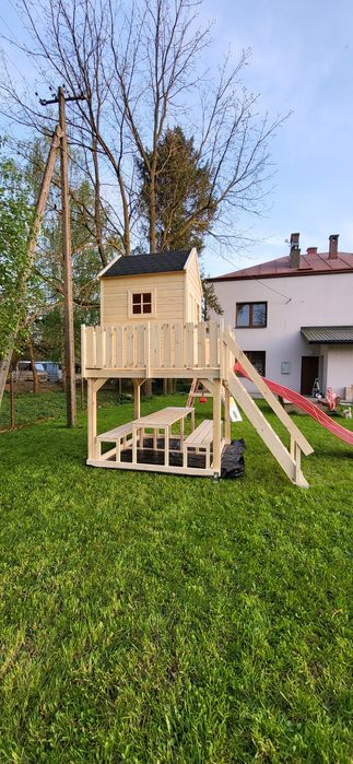 Domek dla dzieci Domek ogrodowy Plac zabaw Solidny domek Domek