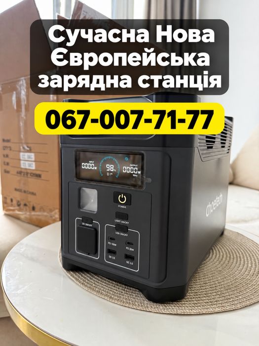 Зарядна станція Choetech 1200-2600w для резервного живлення квартири, будинку, CHOETECH BS061 1200 Вт. 2500 W як екофло ecoflow Новинка