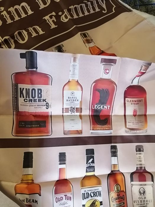 Jim Beam коньяк постер плакат банер декор кафе бару