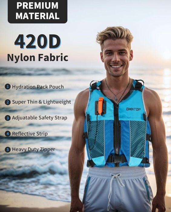 Colete de apoio flutuabilidade NOVO xl/xxl 70 a 90 kg